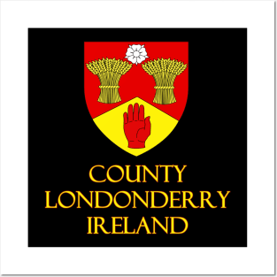 County Londonderry, Ireland - Coat of Arms Posters and Art